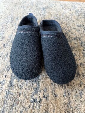 Bombas Black Cozy Wool Moccasin Slippers